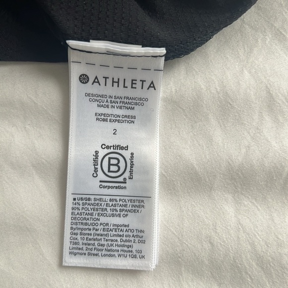 Athleta Black expedition dress NWOT size 2 - Picture 4 of 8